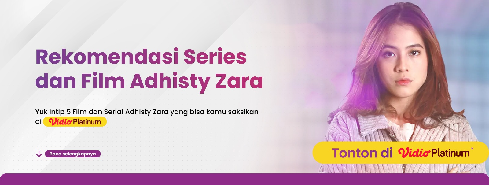 Rekomendasi Series dan Film Adhisty Zara